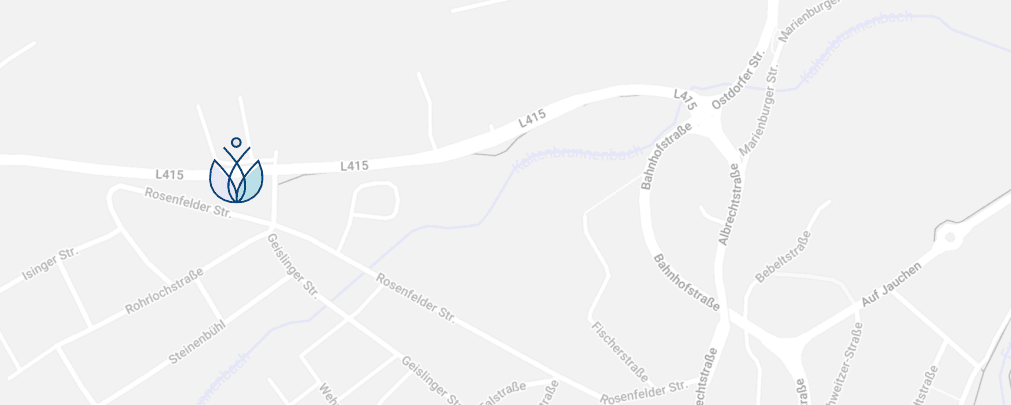 Anfahrt zum Gesundheitszentrum Brakelmann — Rosenfelder Str. 72, 72336 Balingen